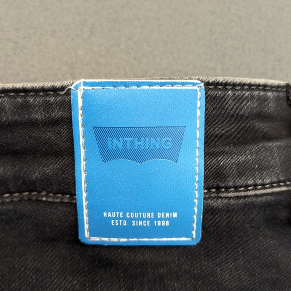 InThing Mens Custom Dark Wash Skinny Jeans Size 32 - Picture 8 of 15